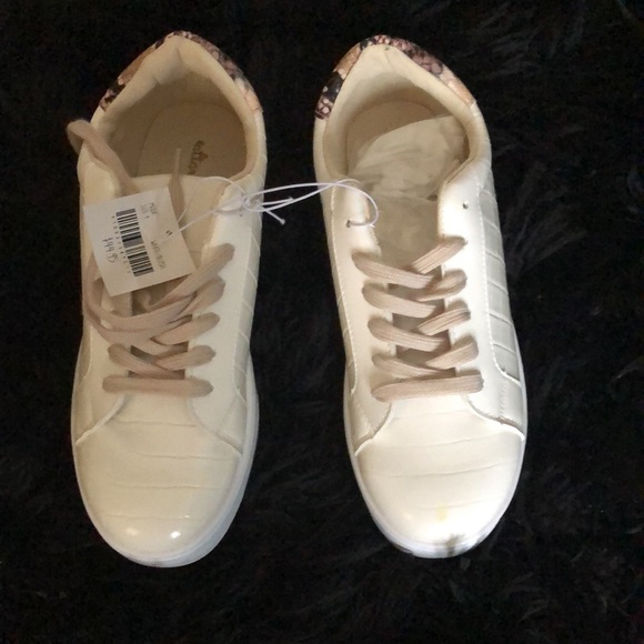Altar’d State White/Blush/Snakeskin Sneakers - Picture 3 of 8